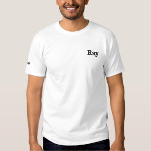 Ray Mans Name bestickt, Mens T - Shirt