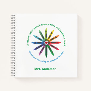 Ray of Crayons / Lehrerbewertung Notizbuch