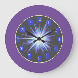 Ray of Light Wall Clock, 10,75" quadratisch Große Wanduhr