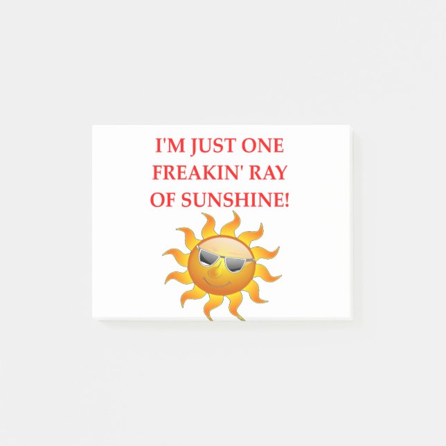 RAY POST-IT KLEBEZETTEL (Vorderseite)