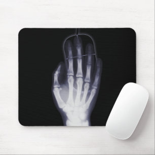 Ray Skeleton Hand Xray Mousepad