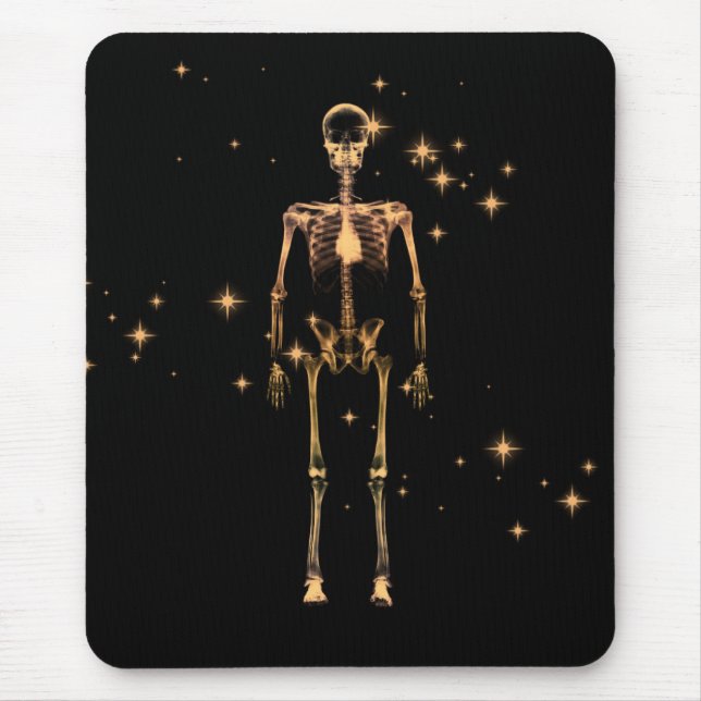 Ray Skeleton - Orange Mousepad (Vorne)