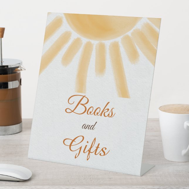 Ray Sun Theme Sunshine Baby Shower Geschenk Gefall Sockelschild (In Situ)