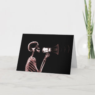 RAY VISION SKELETON AUF MEGAPHONE - ROT KARTE