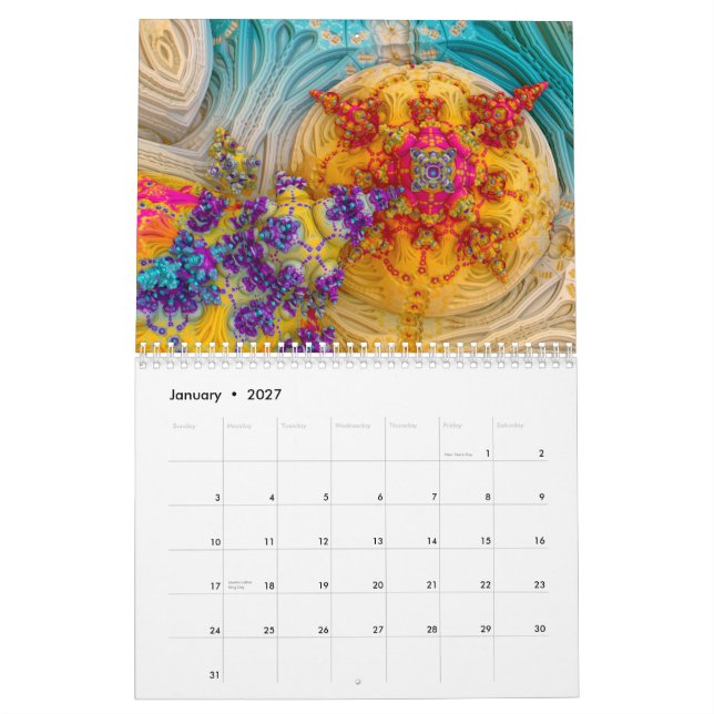 Raydianze 2012 Kalender (Jan 2027)