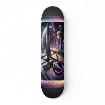 "Raygun Gothic Futuristic City Deck"