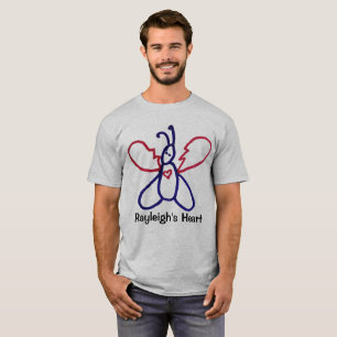 Rayleighs Herz-Schmetterlings-T - Shirt