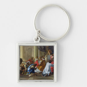 Raymond IV de Heilig-Gilles Taking das Kreuz Schlüsselanhänger