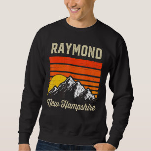 Raymond New Hampshire Heimat City Staat Retro Us Sweatshirt