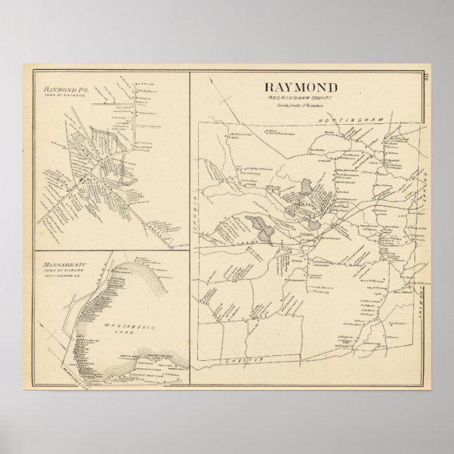 Raymond, Rockingham Landkreis Poster (Vorne)