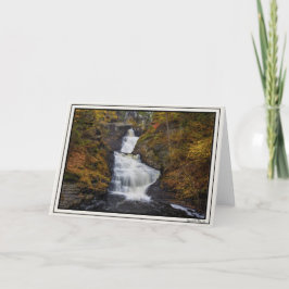 Raymondskill Falls im Herbst 2018 Karte