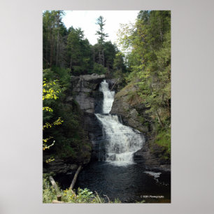 Raymondskill fällt in das Poconos. Druck 0283-1 Poster