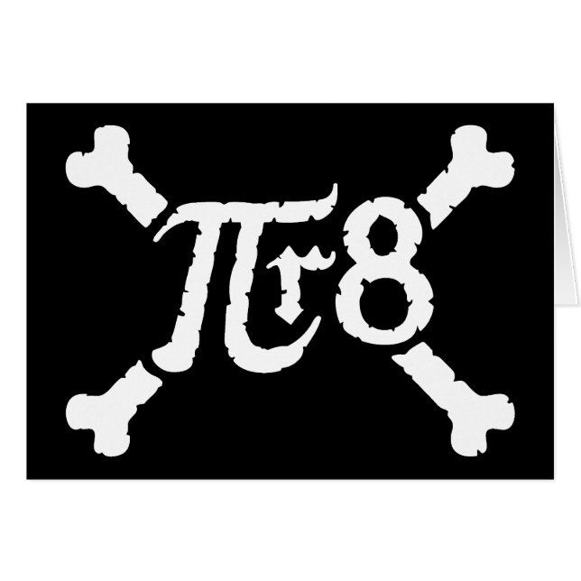 Rayon de pi X à la 8èmes puissance = pirate (Devant horizontal)