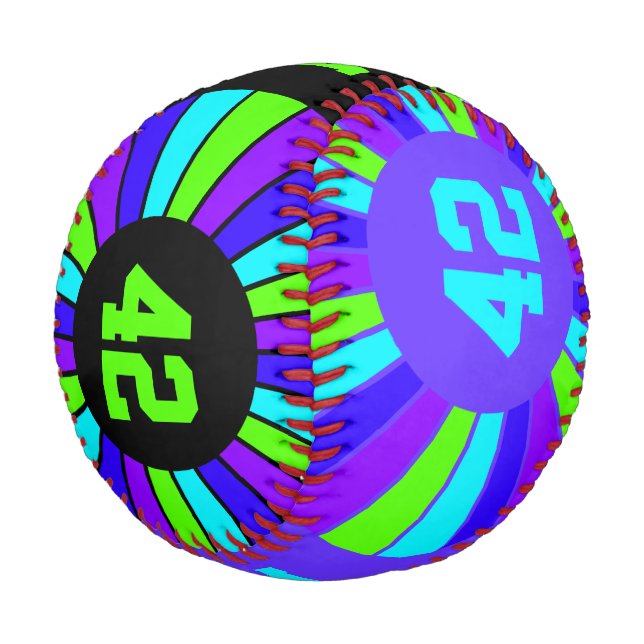 RAYS BUTTON VII + Ihre Ideen Baseball (Schrägansicht)