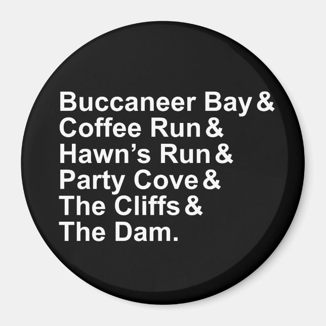 Raystown Lake Hangouts Magnet (Vorne)