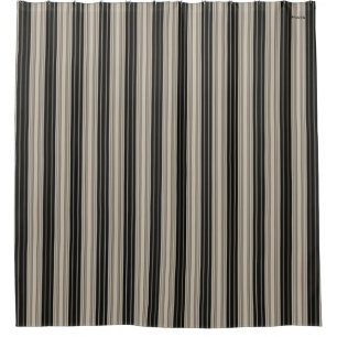 Rayure beige et noire de HAMbyWG - rideau en