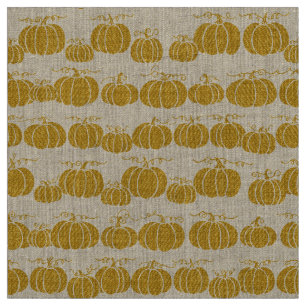 Rayure de citrouille Pathe - Tissu Cendrillon Or
