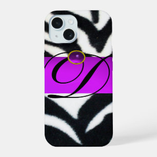 RAYURE NOIR BLANC FOURRURE ZÈBRE VIOLET POURPRE GE
