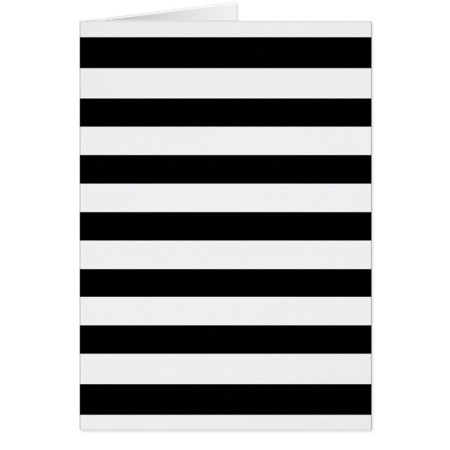 "rayure noire et blanche." 5x7 (Devant)