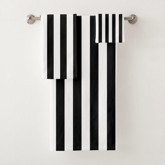 Rayure verticale noire et blanche  (En situation)