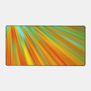 rayures Abstraites rouge jaune orange vert sur ble
