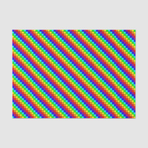 Rayures Arc-en-ciel - Papier de soie