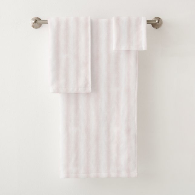 Rayures blanches rose clair (En situation)