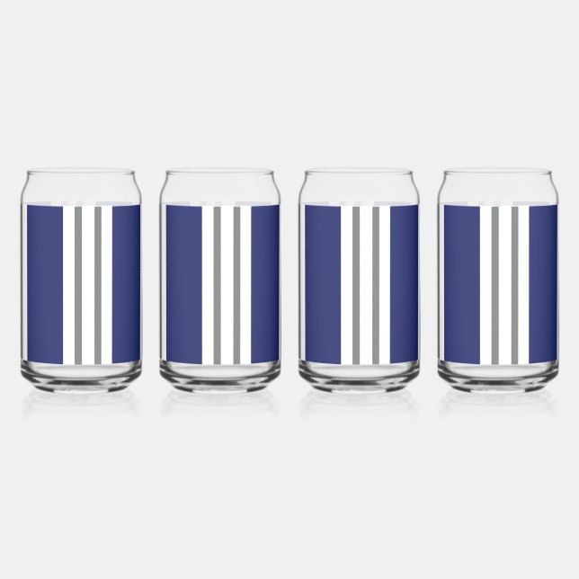 Rayures Bleues et Blanches Côtières (Recto)