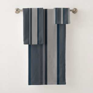 Rayures bleues et grises