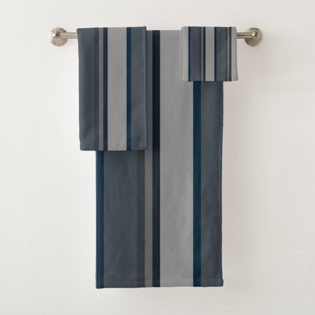 Rayures bleues et grises (En situation)
