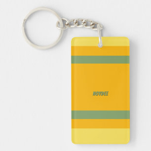 Rayures centrales horizontales orange jaune vert