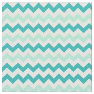 Rayures de Chevron aux nuances du tissu turquoise