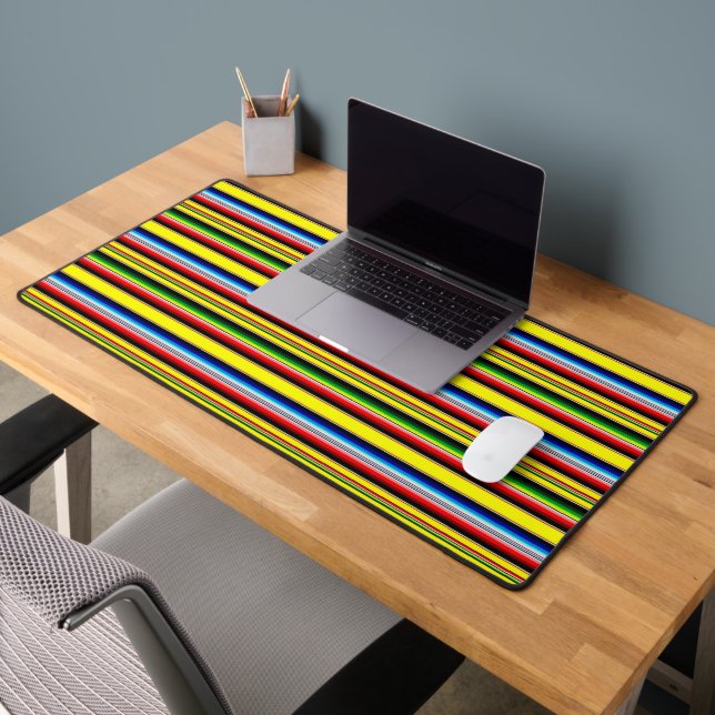 Rayures de serape brillantes (Bureau 2)