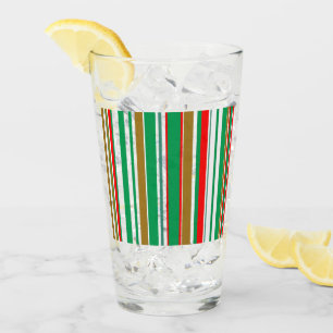 Rayures de verre de la saison de vacances de Noël 