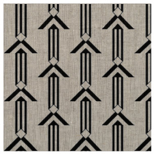 Rayures et tissu noirs géométriques de chevrons