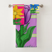 Rayures géométriques Tulip Sunflower Daisée