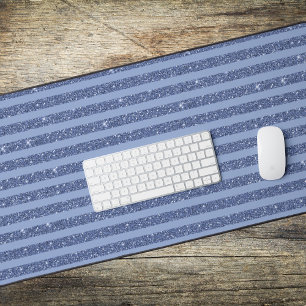 Rayures horizontales de style paillettes indigo fo