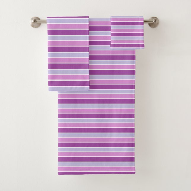 Rayures horizontales violettes (En situation)