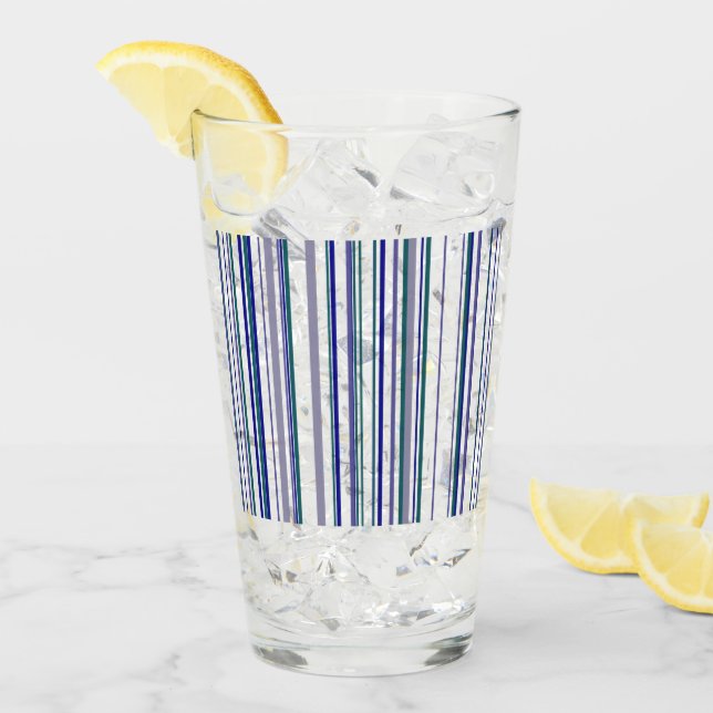 Rayures Modernes Tendance Verre (Devant glace)