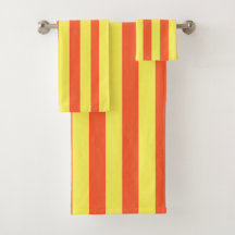 Rayures orange et jaune