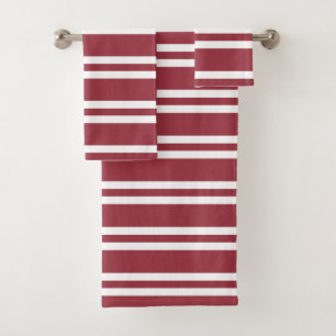 Rayures rouges et blanches