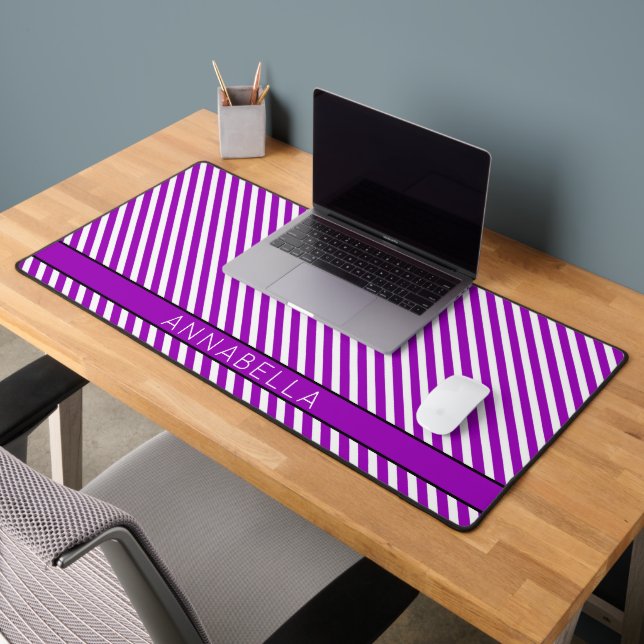 Rayures violettes modernes (Bureau 2)