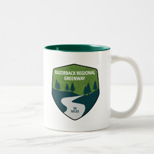 Razorback Regional Greenway Zweifarbige Tasse