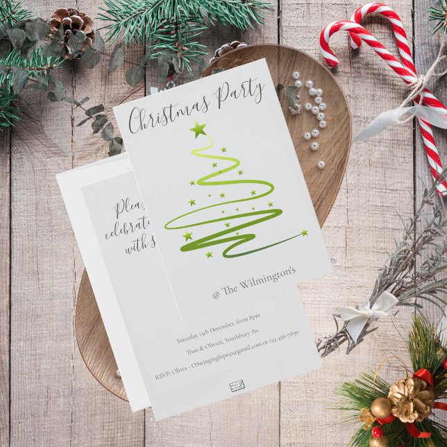 Razzle Dazzle Weihnachts-Party Einladung (Razzle Dazzle Christmas Party Invitation)