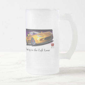 Razzy Schlag-Glas-Tasse Mattglas Bierglas