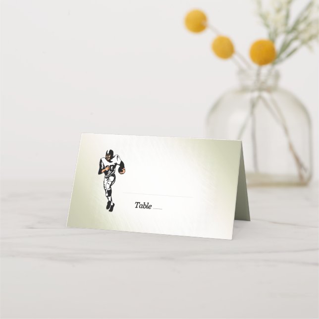 RB Football Player / Sportdesign Platzkarte (Vorderseite)