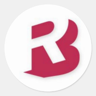 RB RUNDER AUFKLEBER