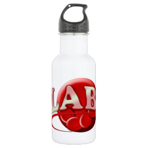 RBC LABORATORY LOGO RED BLOOD CELLS EDELSTAHLFLASCHE