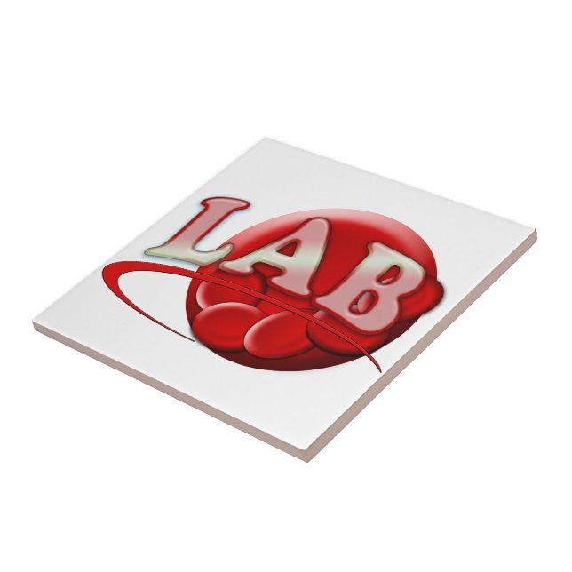 RBC LABORATORY LOGO RED BLOOD CELLS FLIESE (Seite)