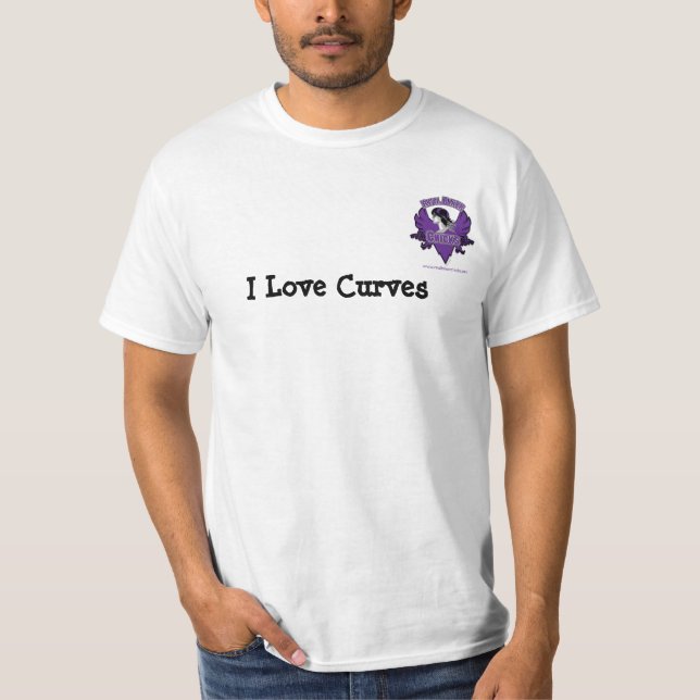 RBC Logo_purple_ I Liebe-Kurven T-Shirt (Vorderseite)